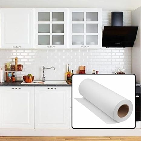 Mat Beyaz Mobilya ve Dolap Kaplama Folyosu 76 CM x 1 METRE