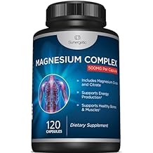 Premium Magnesium Citrate Capsules Powerful 500mg Magnesium Oxide & Citrate Supplement Helps Support Healthy Bones, Muscles, Teeth, Energy & Relaxation 120 Vegetable Capsules