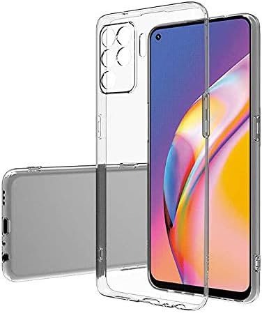 Spia Oppo Reno 5 Lite ile uyumlu Kılıf Şeffaf Premier Silikon Orijinal Esnek İnce Geliştirilmiş Dayanıklı Darbe Karşıtı Koruyucu Yeni Nesil Tasarım (Oppo Reno 5 Lite, Şeffaf)