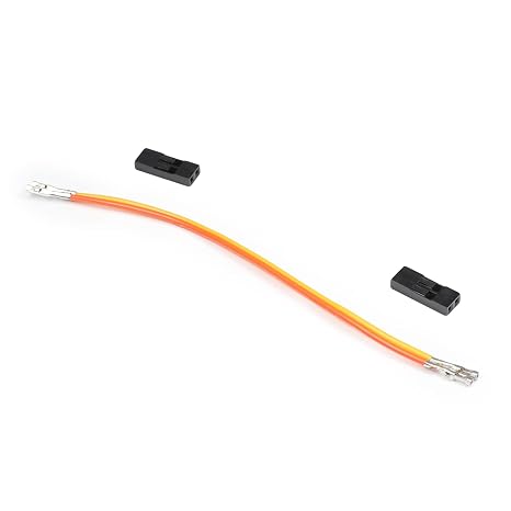 Fielect Female to Female 2P Jumper Wire 2.54mm Pitch Dupont Wires Connector Ribbon Cable Breadboard DIY 10cm Long 1pcs