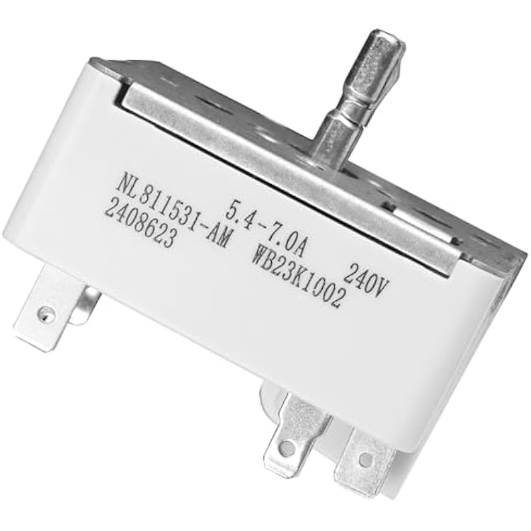 WB23K10002 Range Surface Element SwitchBurner Control Switch 8 Inch Replaces Parts: 1085974, AP3792881, PS953499, EAP953499 Compatible with GE
