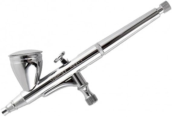 Sparmax MAX-3 Dual Action Gravity Airbrush, Other Material, Chrome, 0.3 mm