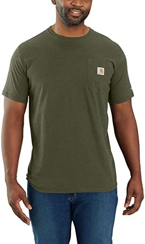 Carhartt Mens Force Relaxed Fit Midweight Short-Sleeve Pocket T-Shirt 104616