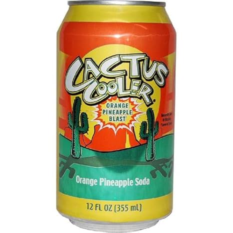 Cactus Cooler Orange Pineapple Soda Pop