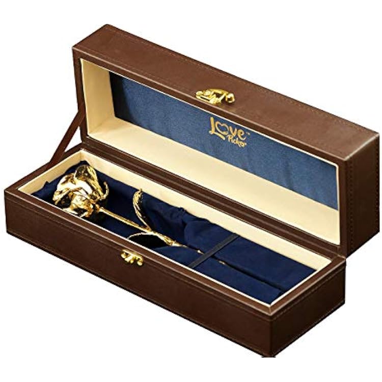 24 Karat Gold-Dipped Natural Rose 11.5