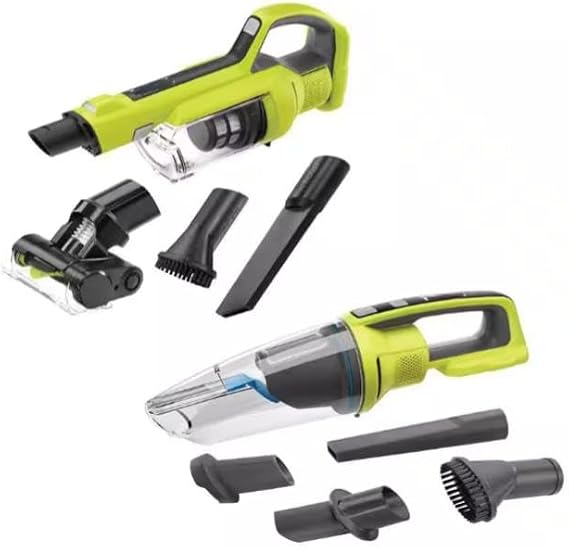 PCL700B-PCL702B Fits For RYOBI 18V Cordless Hand Vacuum with Powered Brush with 18V Cordless Wet/Dry Hand Vacuum (Tools Only)