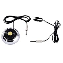 Foot Pedal and Clip Cord,New Star Tattoo 360 GEM Pro Stainless Steel Foot Pedal Switch Control and Tatto Clip Cord for Tattoo Machine Power Supply Tattooing Supplies Kits