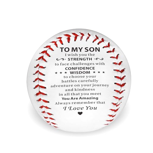 Fleure Esme Son Baseball Stocking Stffers for Boys 6-8 Son Gifts from Mom Dad Birthday Gifts from Mom Dad to My Son Baseball Inspirational Gifts Baseballs Stuff Homerun Gift for Bonus Son