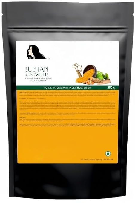 Herbals Special Ubtan powder | Bridal Ubtan | With 18 Aryurvedic Natural Herbs | Face & Body Cleanser | Natural Scrub | Instant Glow, (250 g)