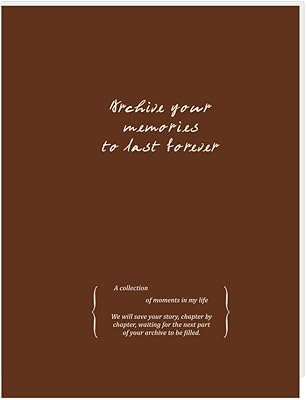 Monolike Archive247 Solid PVC Adhesive Photo Album, Brown - Photo Album, Photo Book, Adhesive Album, Design Album