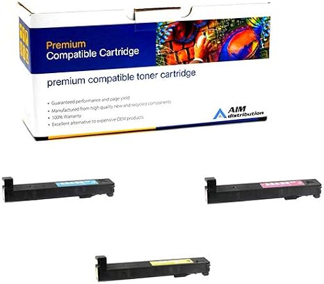 AIM Compatible Replacement for HP Color LaserJet Enterprise M880 Toner Cartridge Combo Pack (C/M/Y) (NO. 827A) (CF300CMY)