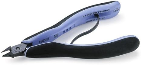 Lindstrom Ergo Tapered & Relieved Diagonal Flush Steel Flush Cutting Plier - 5.33 in Length - Molded Plastic Grip - RX8148 [PRICE is per TOOL]