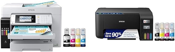 Epson EcoTank Pro ET-16650 Wireless Wide-Format Color All-in-One Supertank Printer with Scanner & EcoTank ET-2400 Wireless Color All-in-One Cartridge-Free Supertank Printer