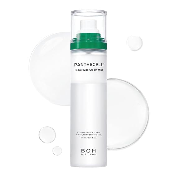 BIOHEAL BOH Panthecell Repair Cica Cream Mist 4.05 fl oz | Shake to Mix Milky Toner Spray for Skin Barrier Repair, Hydrating Face Mist for Thin Sensitive Skin, Skin Thickening Glow for Glass Skin
