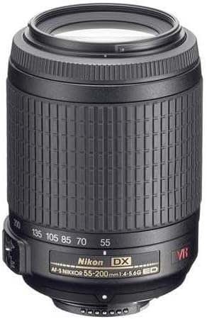 Nikon Telephoto zoom lens AF-S DX VR Zoom Nikkor 55-200mm f/4-5.6G IF-ED VR for Nikon DX-Format Only