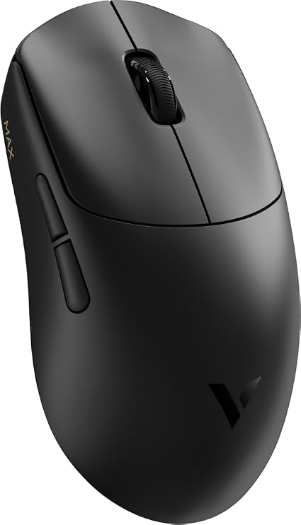 Rapoo VT MAX Lightweight Wireless Gaming Mouse, PAW3950 Ultimate Sensor,750H Battery Life, 8K Polling, 45K DPI, Dual-Mode 2.4G/USB-C, Esports Grade Performance Mouse for PC/Mac (VT0 MAX, Black)