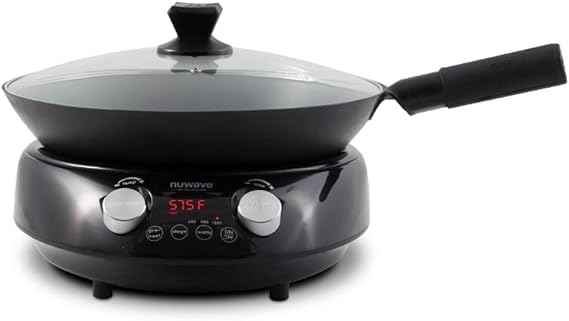 Nuwave Mosaic Induction Wok, Precise Temp Controls from 100F-575F in 5F