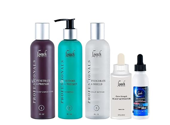Loesch Professional Maximum Treatment Kit FOR MEN (Level 3), to stimulate hair regrowth or prevent hair loss.