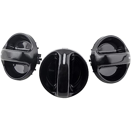3 Pack 559050C010 Tundra Control Knob Compatible with 2000 2001 2002 2003 2004 2005 2006 Toyota Tundra Climate Control Knob 55905-0C010 Air Conditioner Heater Control Switch Knob