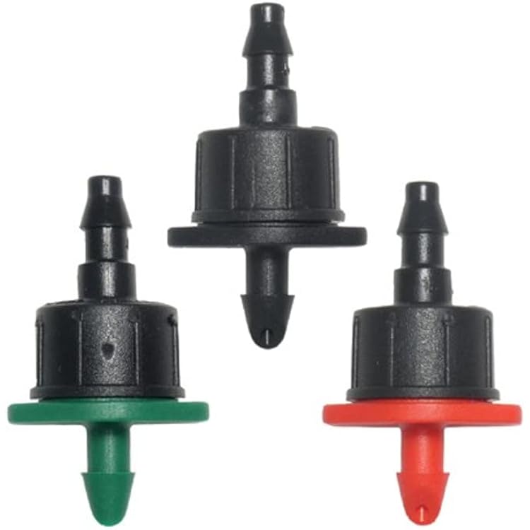 DripWorks Ceta PC Pressure Compensating Emitters |0.5 GPH |.16 Barb Outlet- 100 PC Pack