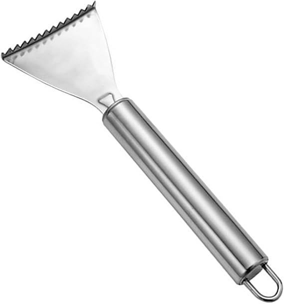 Fish Scaler Stainless Steel Fish Scale Remover Efficient Fish Scaler Remover Reliable Fish Descaler Tool for Chef