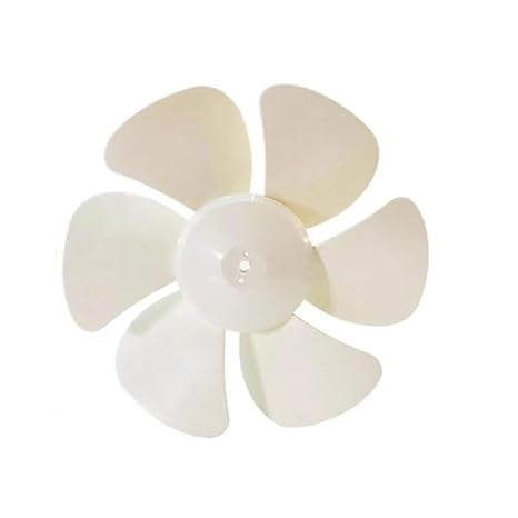Diameter 28cm Fan Parts Exhaust Fan Blade 6-Blade D Central Hole for 12 inches 300mm