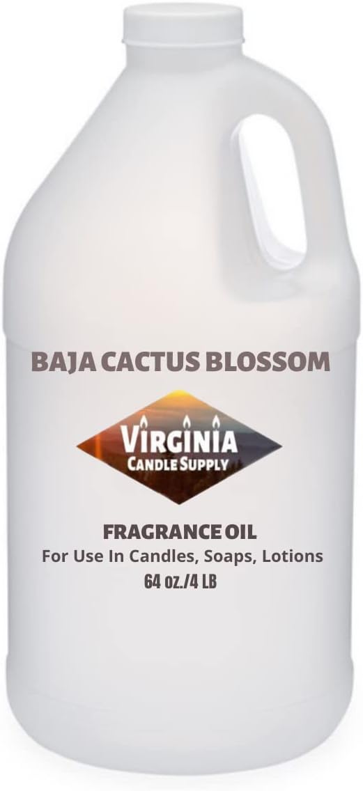 Baja Cactus Blossom Fragrance Oil (Our Version of The Brand Name) (64 oz Jug) for Candle Making, Soap Making, Tart Making, Room Sprays, Lotions, Car Fresheners, Slime, Bath Bombs, Warmers......