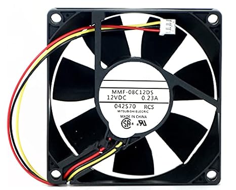 MMF-08C12DS-RCS 12V 80mm Fan-0.23A 8025 3-Wire Inverter Fan