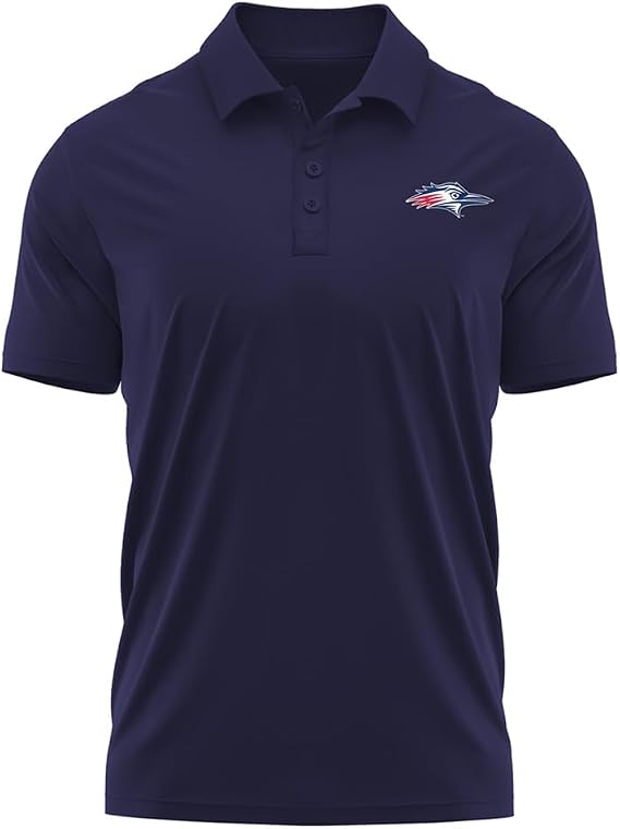 Official NCAA Collegiate Men's Sport Polo Short Sleeve Shirt Left Chest Logo Collection