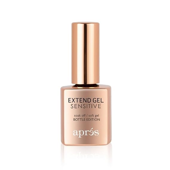 Apres Extend Gel Sensitive - HEMA-Free Gel-X Tips Adhesive, Original Formula - 2023 Version (15 ml)