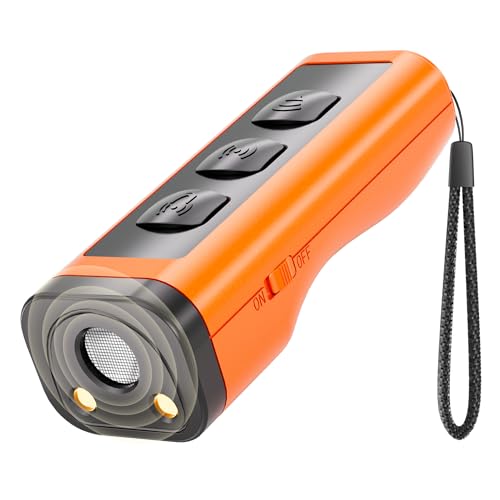 Dog Bark Deterrent Deters,Barks no More Dog Training DeviceOwn Or NeighbourS Dog, Long Range Ultrasonic 50ft, Alternative to Painful Dog Training Collars and Bark Collars,Dog Training