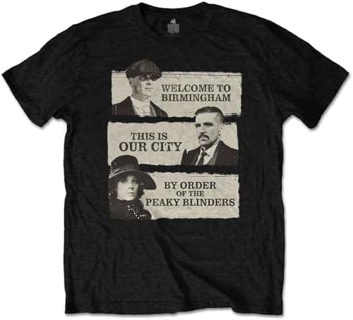 This is Our City - Peaky Blinders T-Shirt L Black