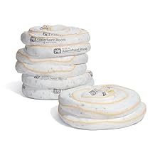 PIG Oil Boom - Oil-Only Absorbent Boom - 4 Pack - 3" x 20' Boom - Absorbs up to 4 gallons per Boom - BOM407