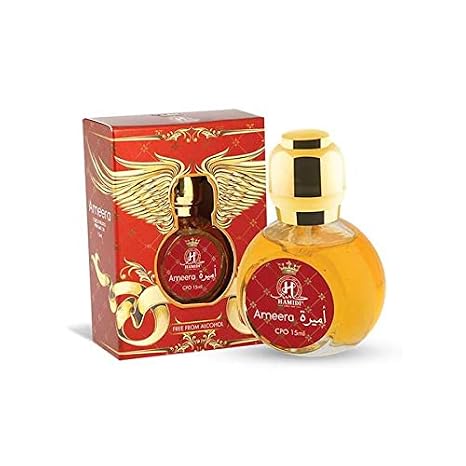 Hamidi 15 ml Perfume Oil Free From Alcohol Attar for Men and Women (Pack of 4) (Ameera)