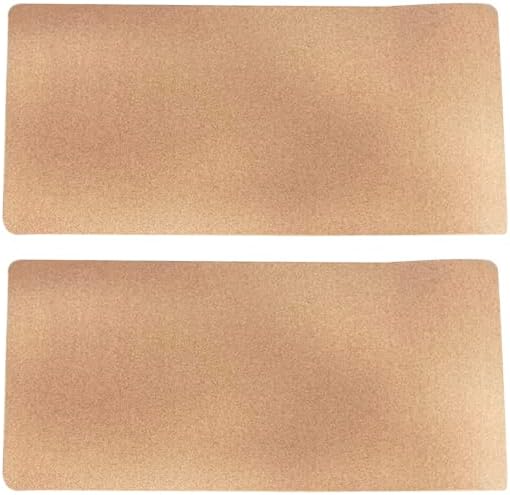 2Pcs Cork Mouse Pad