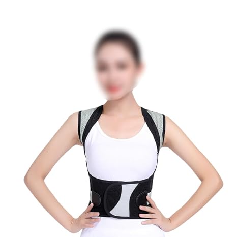 Breathable Posture Corrector Belt Back Strap for Sitting Support Anti Hunchback Posture Corrector for Shoulder Alignment Lightweight Spine Support Men and Women 16.14 X 10.62 X 0.78 in
