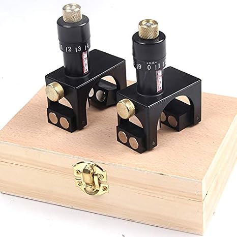 2Pcs Magnetic Planer Blade Setting Jig Gauge Setter Jointer Planer Knife Setting Woodworking Tool