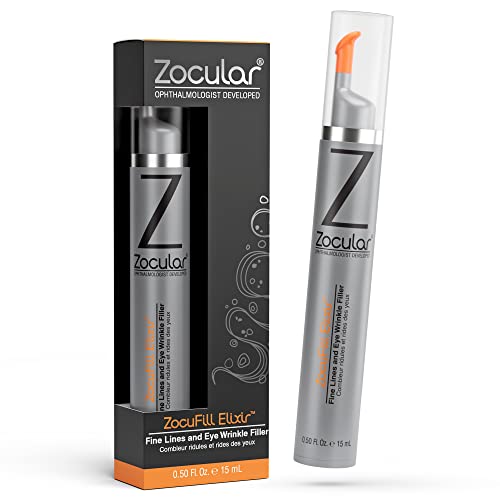 Zocufill Elixir Eye Gel and Face Serum Helps Reduce the Appearance of Dark Circles, Puffiness, Fine Lines & Wrinkles