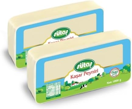 Sütas Kaşar Peyniri 1000 g x 2 adet