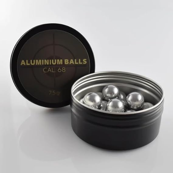 Z-RAM 20 x Aluminium Balls Glass Breaker Balls 7.2 g Cal 0.68 HDS68 HDX68