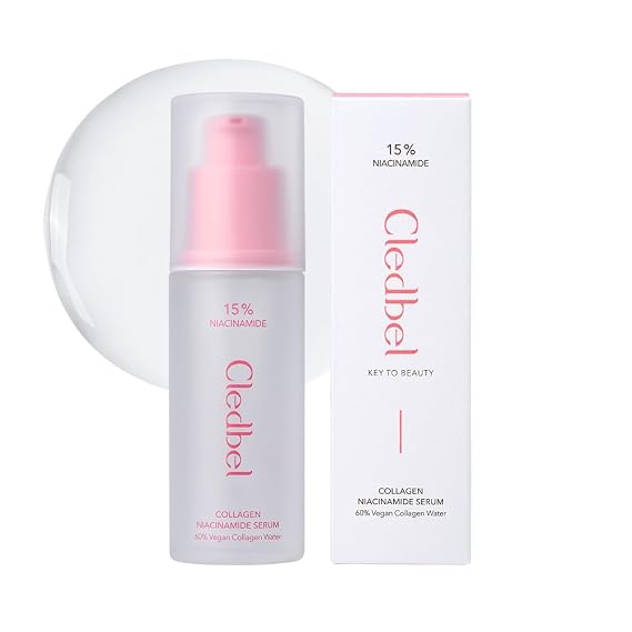 Collagen Niacinamide Serum, For Discoloration/Minimizing Large Pores, Niacinamide, Zinc, Peptides & Hyaluronic Acid, Korean Skincare, Paraben-Free, 50ml/1.69 fl oz,