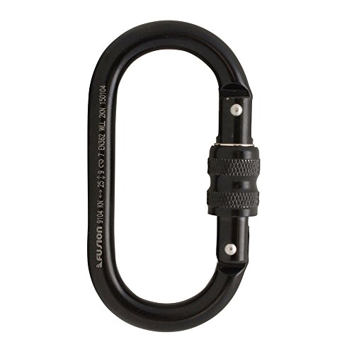 Fusion Ovatti Oval Style Screw Locking Gate Carabiner
