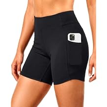 Daci Women High Waisted Swim Shorts - 3"/5"/7" Bathing Suit Short with Pockets Liner Tummy Control Swimsuit Bottom Boy Short