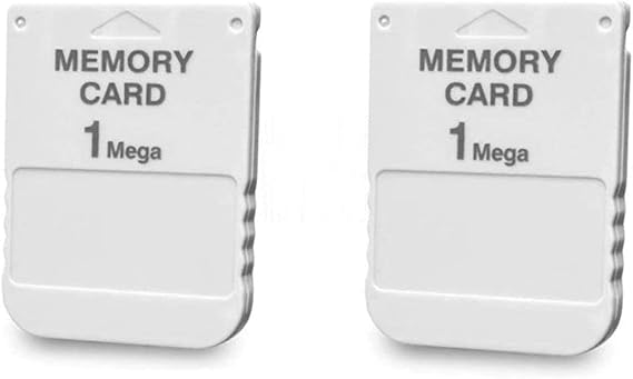 selltoJP 2 Pack 1MB Memory Card 15 Block for Sony PS1 Playstation 1 PSX Gaming System - with Box