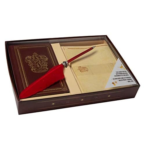 Harry Potter: Gryffindor Desktop Stationery Set With Pen Hardcover October 30, 2018