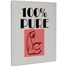 3dRose 100 percent all muscles. Museum Grade Canvas Wrap 11x14