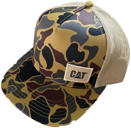 Caterpillar Equipment Microfiber Digi-Camouflage Snapback Mesh CapHat