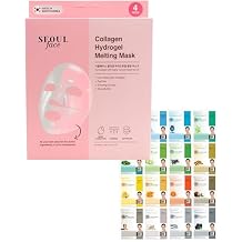 DERMAL 16 Combo Pack A + Collagen Hydrogel Melting Jelly Gel Mask 4ea Bundle