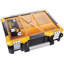 Perel OSC15 15-Inch Plastic Storage Case with Removable Bins
