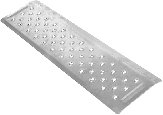 8" Wheelchair Ramp for Entry Door, Up to 1.25" H, Silver Spring, 32" W